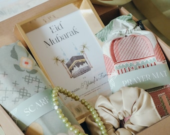 Personalisierte Eid Geschenk, Eid Hampers, Hijab Geschenk, Muslimah Geschenk, Geschenk für Sie, Eid Mubarak Geschenk