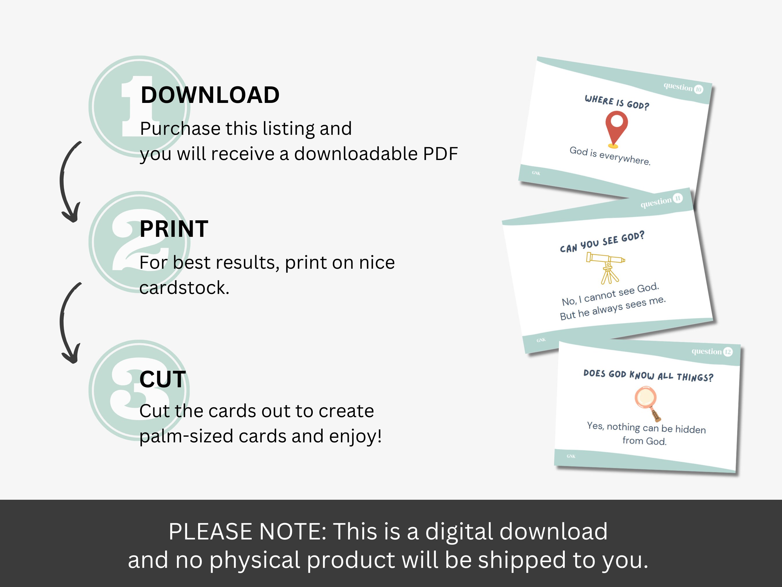 Children's Catechism Flash Cards, Westminster Shorter Catechism, the ...