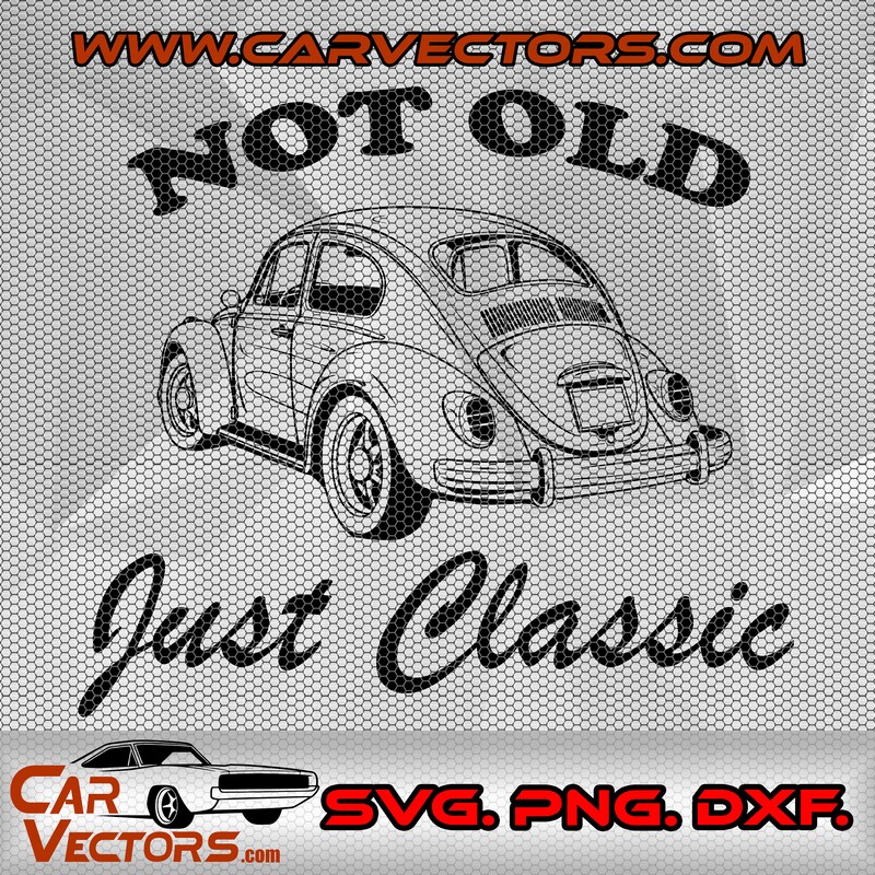 Vw Bug Vector - Etsy