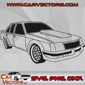1980 Holden Commodore VC Svg, holden car cricut, holden commodore Silhouette, old holden car Vector,
