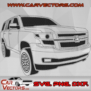 Chevrolet Tahoe 2016 SVG, png, Chevrolet Tahoe 2016 Vector art Illustration Drawing, Chevrolet Tahoe 2016vector,  Chevrolet Tahoe 2016 svg