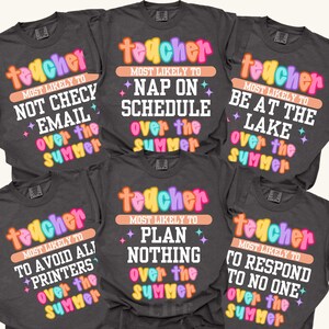 Comfort Colors Last Day of School Shirt for Teachers Eoy Teacher Summer T-Shirt Teacher Shirt Teacher Gift Teacher Team Shirt End of School