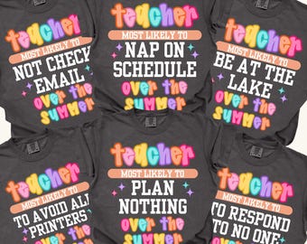 Comfort Colors Last Day of School Shirt for Teachers Eoy Teacher Summer T-Shirt Teacher Shirt Teacher Gift Teacher Team Shirt End of School