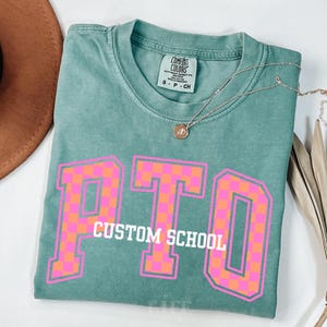 PTO Crew Shirt Custom Parent Teacher Organization Tshirts PTO Board PTO Squad Gift Parent Teacher Association Funny Bright Purple School Tee