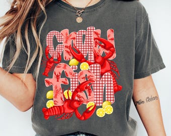 Crawfish Shirt Crawfish Boil Tshirt Gifts Louisiana Shirt Crawfish Season T-shirt Crawfish Birthday Craw Fish Tee Shirt Fisherman Aesthetics
