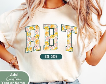 Comfort Colors RBT Floral Shirt, Behavior Technician Tee