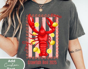 Crawfish Shirt Crawfish Gifts Louisiana Shirt Crawfish Season Tshirt  Womens Crawfish Boil Shirt Funny Crawfish Shirts Game Day T-Shirt