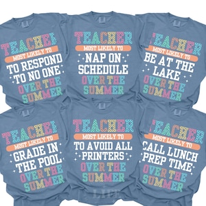 Comfort Colors Last Day of School Shirt for Teachers Eoy Teacher Summer T-Shirt Teacher Shirt Teacher Gift Teacher Team Shirt End of School