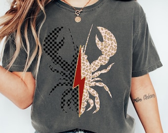 Leopard Crawfish Boil T-Shirt - Louisiana Cajun Game Day Tee