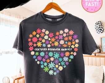 Comfort Colors BCBA Shirt: Behavior Analyst Gift, ABA Therapy