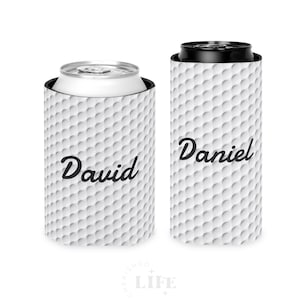 Golf Gifts Custom Can Cooler Golf Accessorie Bachelor Party Favors Golf Trip Gifts Golfer Husband Beer Can Holder Slim Can Cooler Can Sleeve