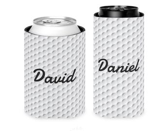 Personalized Golf Can Cooler, Golf Trip Favor