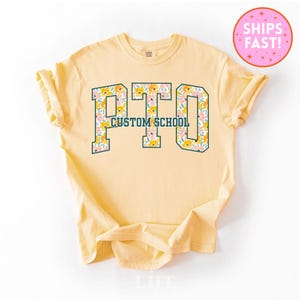 PTO Crew Shirt Custom Parent Teacher Organization Tshirts PTO Board PTO Squad Gift Parent Teacher Association Funny Bright Purple School Tee