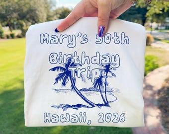 Custom Birthday Trip Shirt Birthday Squad Shirts Matching Birthday Crew Shirts Birthday Group Shirts With Name Age
