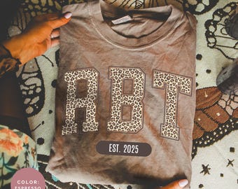 Comfort Colors Rbt Shirt Leopard Behavior Technician Shirt Behavior Shirts ABA Behavior Therapy Tshirt Rbt Tee Rbt Gifts Behavior Specialist