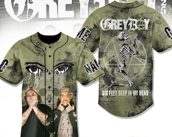Personalized Suicideboy Merch Jersey, Suicideboy G59 Baseball Jersey,  Greyday Tour Shirt, City Morgue Tshirt, Music Tour 2025 Gift