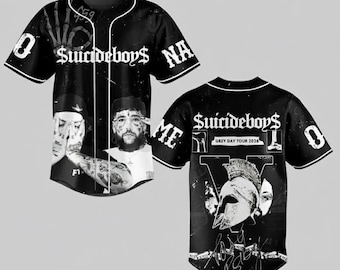 Suicideboy G59 Baseball Jersey, Personalized Suicideboy Merch Shirt, Greyday Tour Shirt, City Morgue Tshirt, Music Tour 2026 Gift