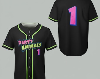 Camiseta de béisbol personalizada en rosa y negro, camiseta de fiesta con nombre y número personalizados para niños, jóvenes y adultos.