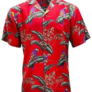 Original Magnum PI Hawaiian Shirt, Paradise Found Aloha Shirt for Men, 3D Tropical Beach Shirt, Gift for Him, Retro Vacation Outfit