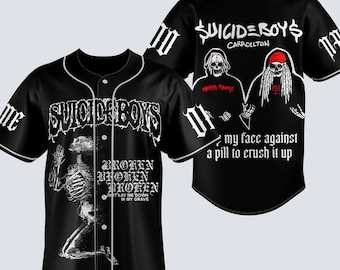 Personalized Suicideboy Merch Jersey, Suicideboy G59 Baseball Jersey, Greyday Tour Shirt, City Morgue Tshirt, Music Tour 2025 Gift