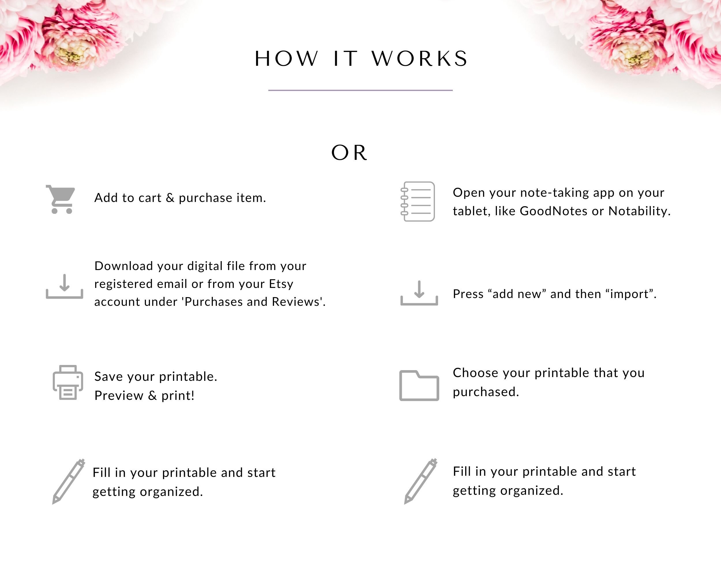 Editable Menu Planner Template