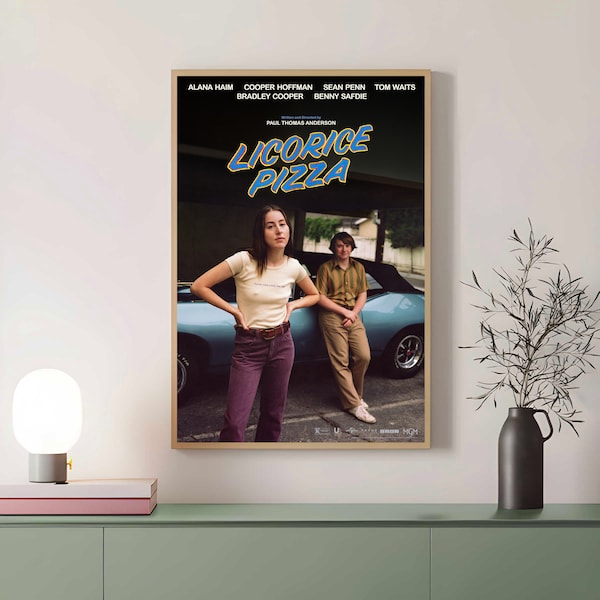 Licorice Pizza Movie Poster, Canvas, Wall Decor, Wall Art, Movie Poster Art Printing, Art Poster for Gift