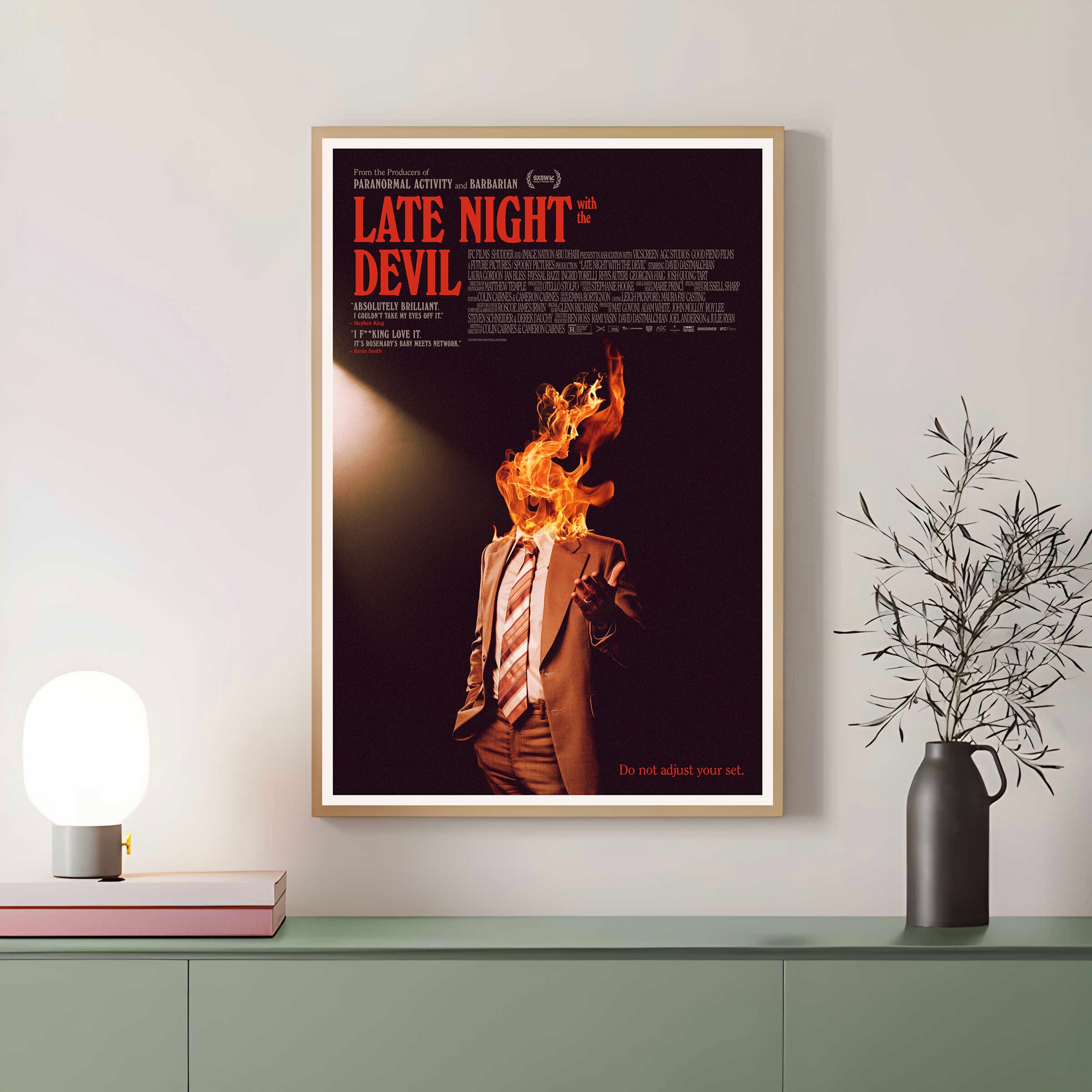 Late Night With the Devil Movie Poster, Canvas, Wall Decor, Wall Art