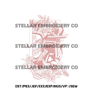 Ryomen Sukuna Domain Expansion Malevolent Shrine Embroidery [Instant Download]