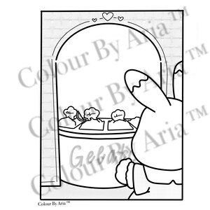 Calico Critter Colouring Pages DIGITAL