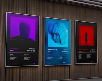 Impresión artística de portada de álbum personalizada: póster musical personalizado