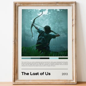 The Last Of Us | The Last Of Us Game | TLOU Poster | Minimalist Wall Art | Game Poster | Premium Print | Wall Art | Vintage Poster