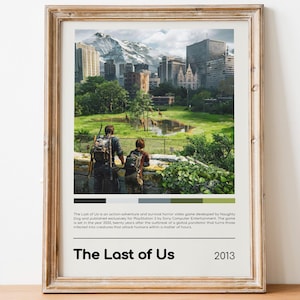 The Last Of Us | The Last Of Us Game | TLOU Poster | Minimalist Wall Art | Game Poster | Premium Print | Wall Art | Vintage Poster