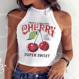 Retro Cherry Png, Summer Png, Retro shirt Design, Vintage Png, Distressed Png, Grunge Png, Png For Sublimation, Hand Drawn Png