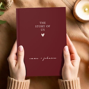 Personalized Couple Notebook: Anniversary Keepsake Gift