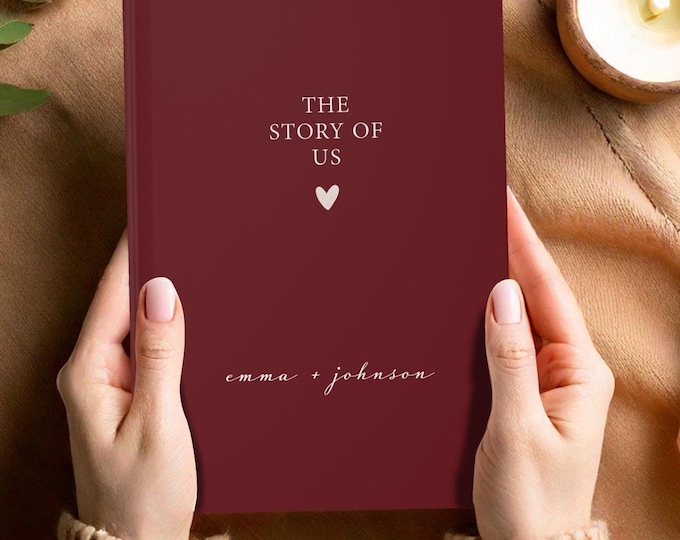 Personalized Couple Notebook: Anniversary Keepsake Gift