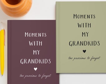 Geheugendagboek grootouders: cadeau voor oma, oma, moeder, vrouw en grootmoeders van kleinkinderen