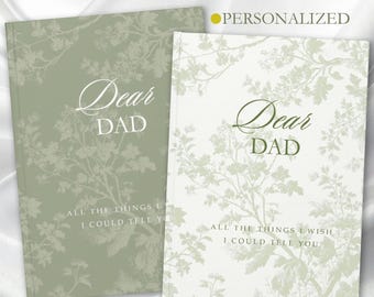 Diario de recuerdos personalizado "Querido papá": un regalo vintage