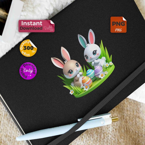 Cute Digital Design, rabbit shirt for kids, 3d design for girl’s shirt, PNG design for Sticker, bunny design for children's clothes