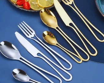 Reusable Travel Cutlery Set – 8PCS Stainless Steel Utensils with Case & Straw