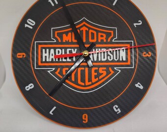 Harley Davidson wall clock