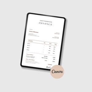 Event Planner Contract Template Event Planner Client Forms Wedding Planning Contract Event Planner Agreement Canva Template Instant Download image 5