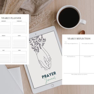 Prayer Journal Printable, Prayer Planner Printable, Bible Study Planner ...
