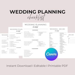 Wedding Planning Checklist  Photography Shot list  Wedding Planning Printable  Planning Checklist  Wedding Checklists  Wedding Day Checklist