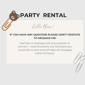 Party Rental Contract Event Rental Agreement Chair Rental Agreement Tent Rental Agreement Party Rental Waiver Bar Rental Contract CANVA image 8