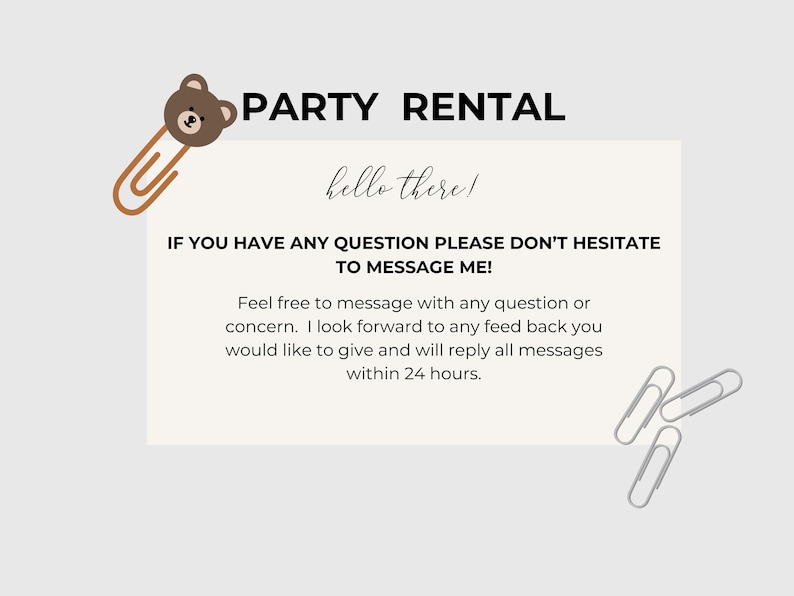 Party Rental Contract Event Rental Agreement Chair Rental Agreement Tent Rental Agreement Party Rental Waiver Bar Rental Contract CANVA image 8
