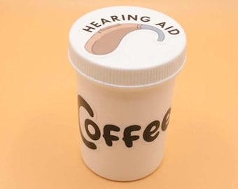 Personalized drying jar for hearing aid or baha