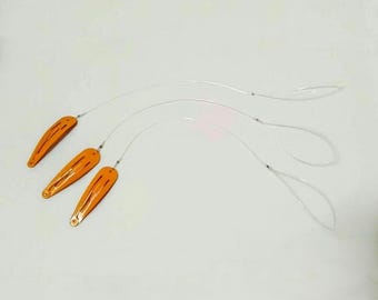 3pcs cochlear implant baha kanso osia ponto adhear Safety clip: orange Retention Line