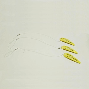 3 lignes de sécurité de rétention pinces à cheveux jaunes pour implant cochléaire baha osia kanso adhear ponto