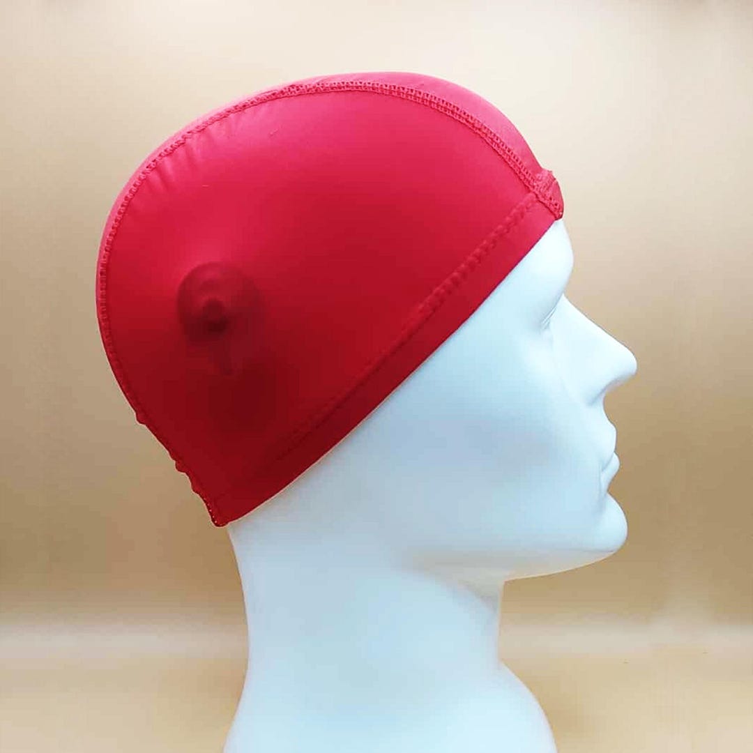 Cochlear Protection Head Red Protective Swimming Cap for Cochlear Implant Users - Etsy Australia
