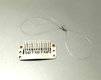 Retaining safety line hair clip kanso baha osia adhear - white clip